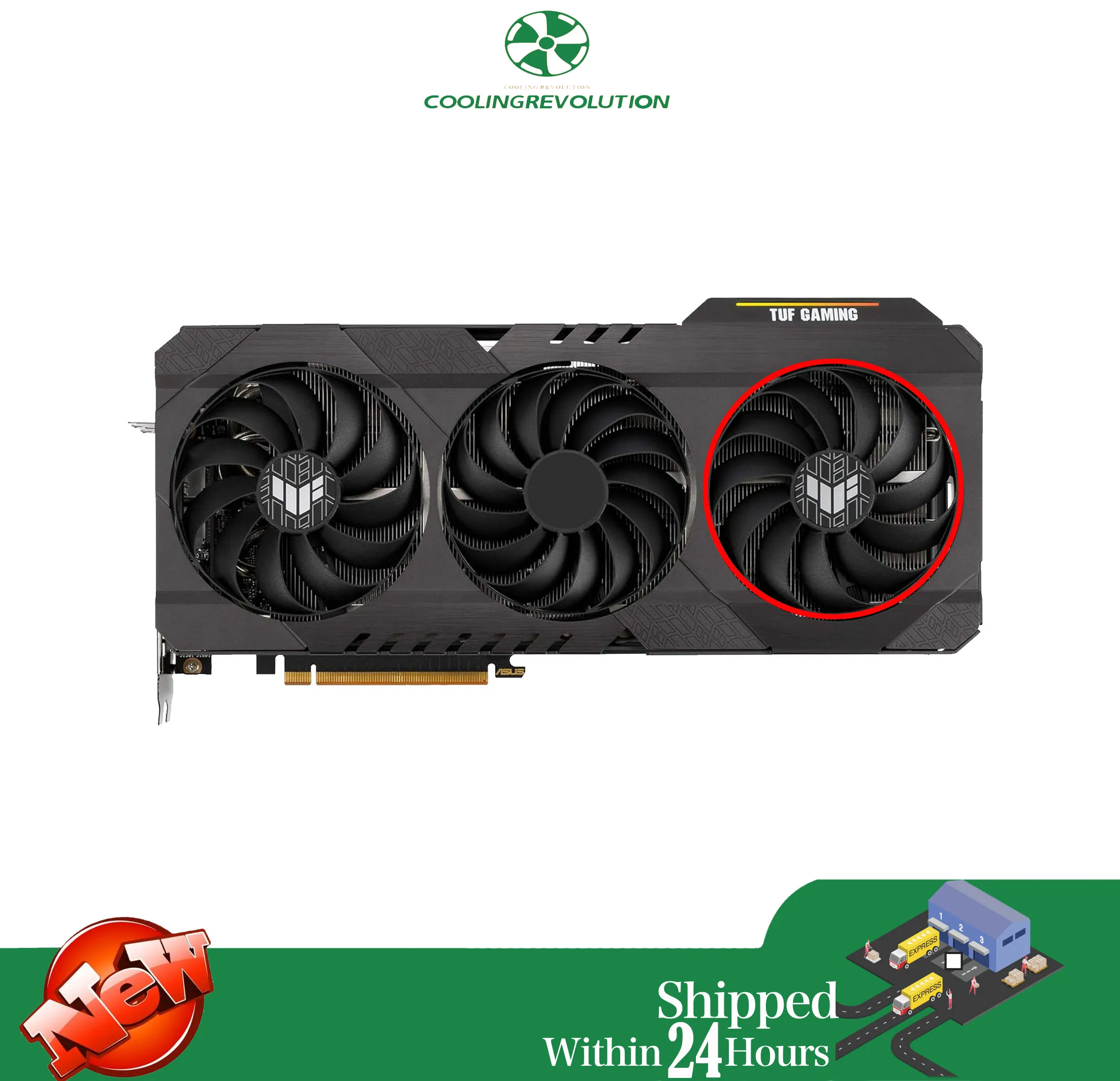 ASUS Radeon RX 6800 XT 16GB 3連ファン 95MM RX6700XT RX6800 RX6900XT Graphics fan for ASUS TUF