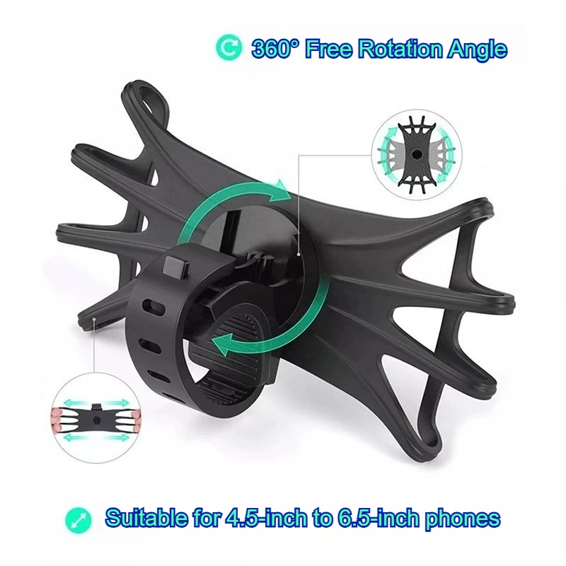 سيليكون دراجة حامل هاتف دراجة نارية دعامة حامل GPS...