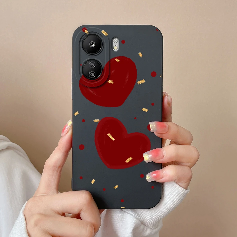 Floral Print Full Protection Soft Silicone Phone Case