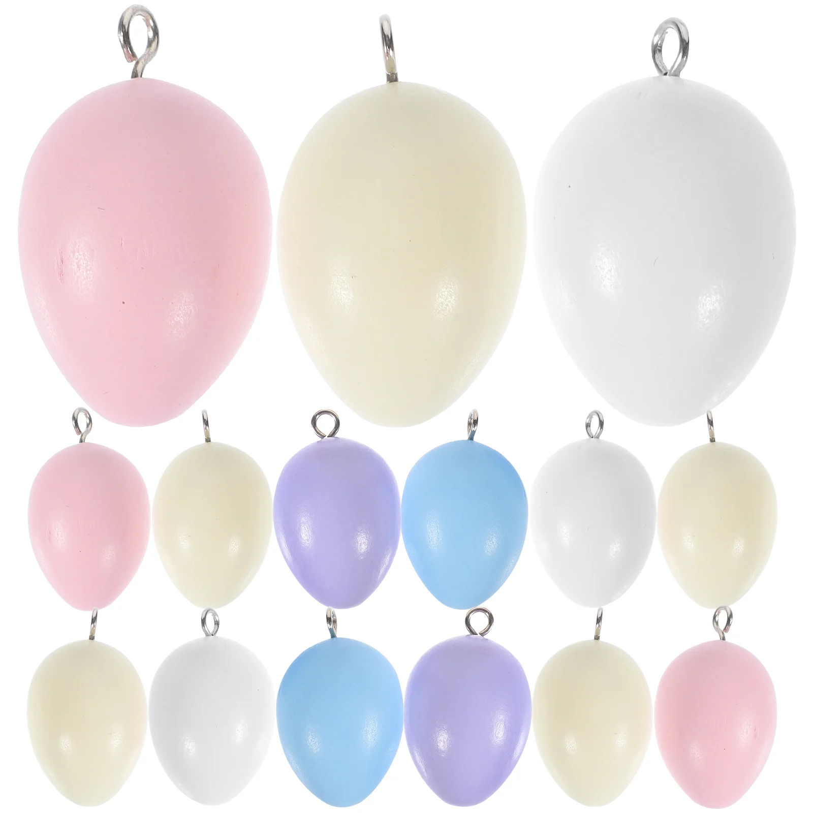 

30Pcs Wooden Beads Wooden Egg Shape Beads Wooden Beads Pendants DIY Beads DIY Supply