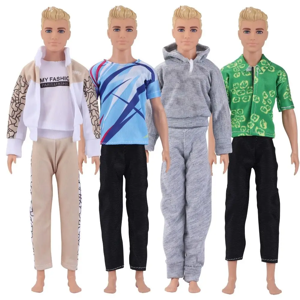 Male Doll Hoodies Casual Wear Set Long Pants Sport Clothing