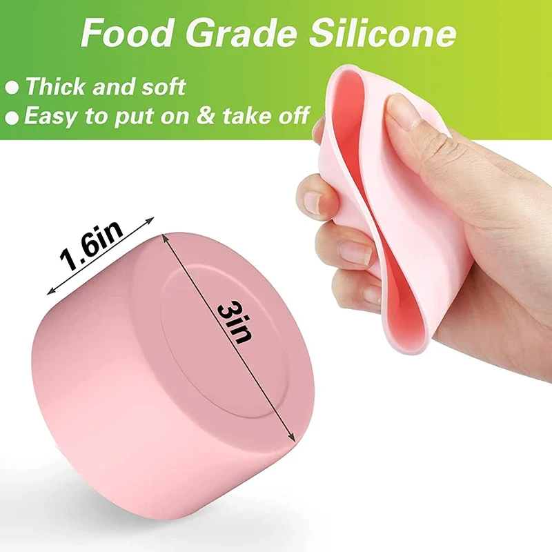Description Picture 5 of itemUniversal 7.5cm Soft Food Grade Silicone Bottom Cup Sleeve Cover For Stanley 40oz  Ice Flow Flip 30 Oz 20 Oz Water Bottle