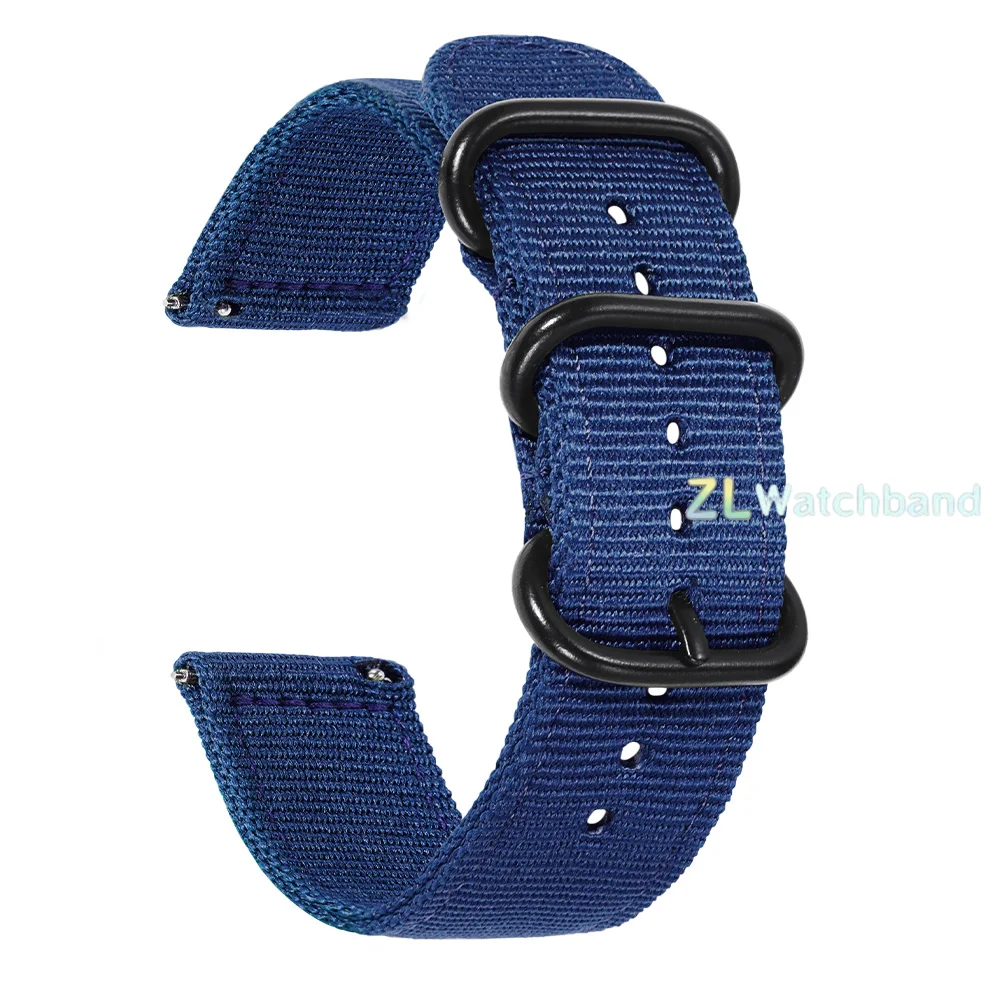 Universal Woven Nylon Quick Release Watch Strap - Versatile Fabric Wristband Accessory