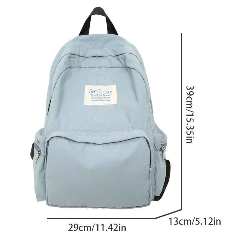 Men's and women's leisure travel bags, campus large capacity backpacks, backpacks, city camping leisure travel storage bags