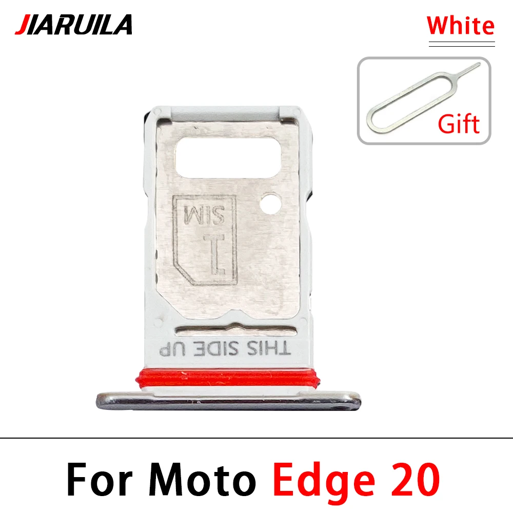 SD 카드 트레이 슬롯 거치대 어댑터 액세서리 및 도구, Moto E20 E30 E40 E32 Edge 20 Pro 용 거치대, SIM 카드 트레이 슬롯, 10 개