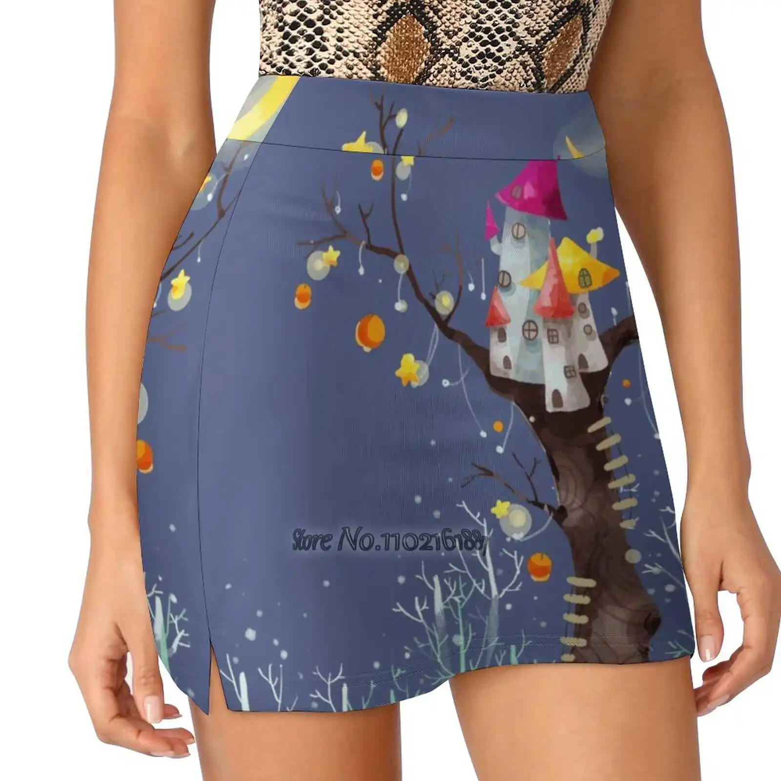 Twinkle Twinkle Little Star Gonna A Due Pezzi Hakama Finta Gonne A Matita Da Donna Minigonna Sportiva Da Allenamento Fata Sprite Elf Pixie