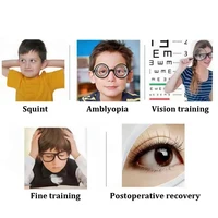 1Pcs Children Amblyopia Eye Patches For Treating Strabismus Glasses Therapy Kids Corrective Vision Glasses Case Reusable Soft 2