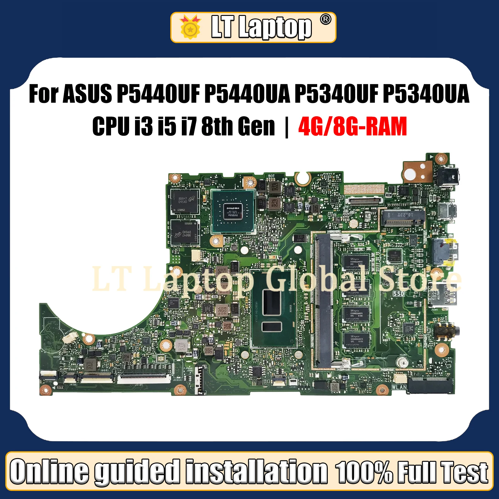 LT ноутбук P5440UF Материнская плата ASUS Book P5440UA P5340UF P5340UA P5240UF P5240UA P5340U P5240U материнская плата i3 i5 i7