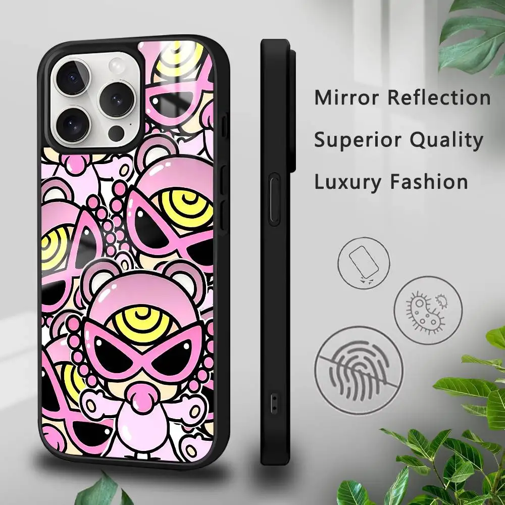 Kawaii H-Hysteric M-Mini Handyhülle für iPhone 16 15 14 13 12 11 Pro Xs Max Mini Plus Celulares Hard Funda – Detail 4