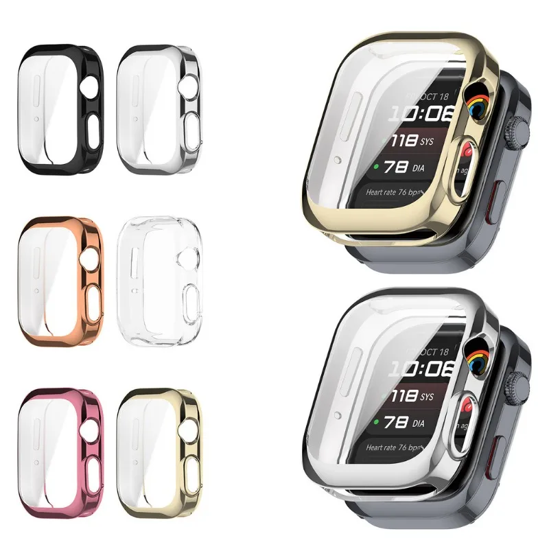 Sleek & Protective TPU Smart Watch Case - Shiny Full Cover Design