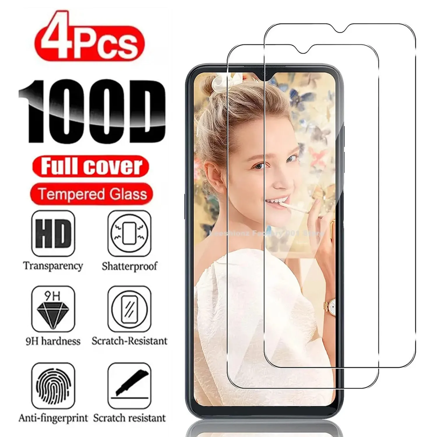 

2/4Pcs Tempered Glass For Vivo V21 V21e V21s 5G Y72 Y76 5G Y31 Y31s Y32 Y33 Y33s Y33t Y33e Y35 Y30 Screen Protector Glass Film