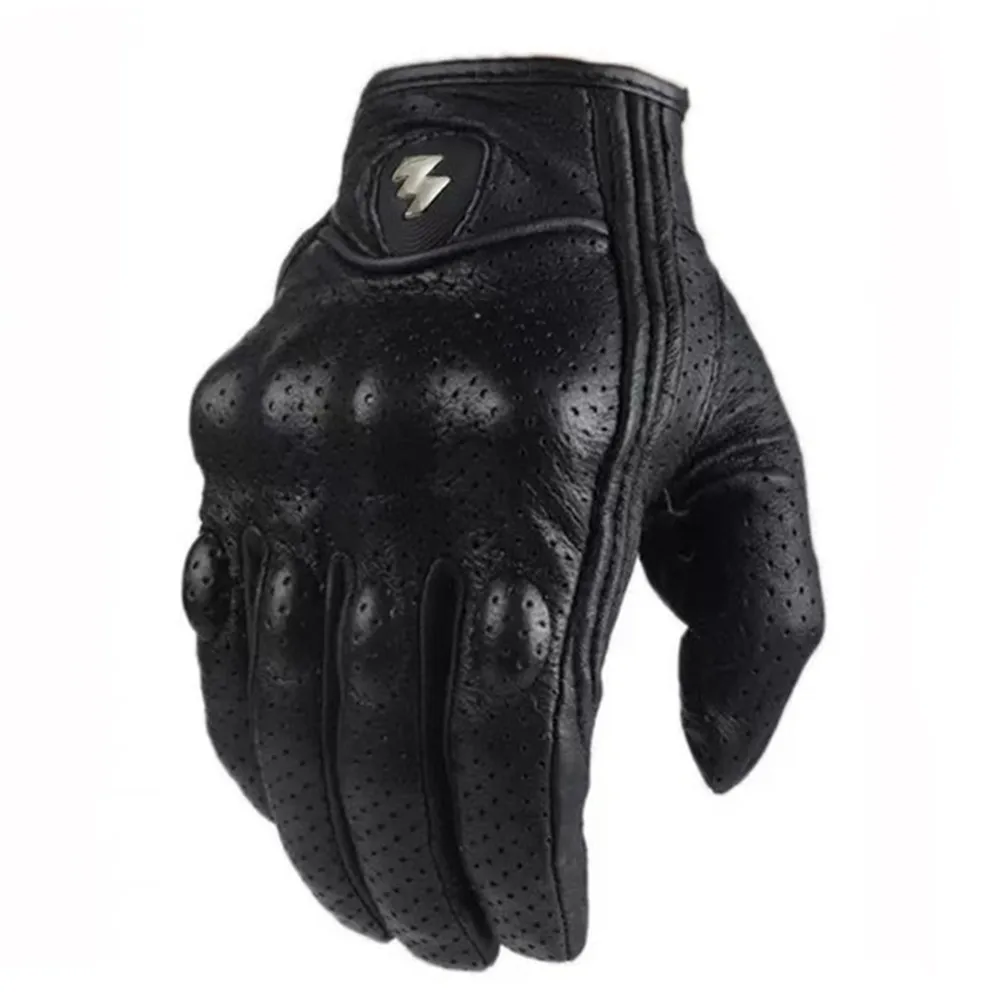 Motorcycle Gloves 2025 Goatskin Leather Touch Screen Men Women