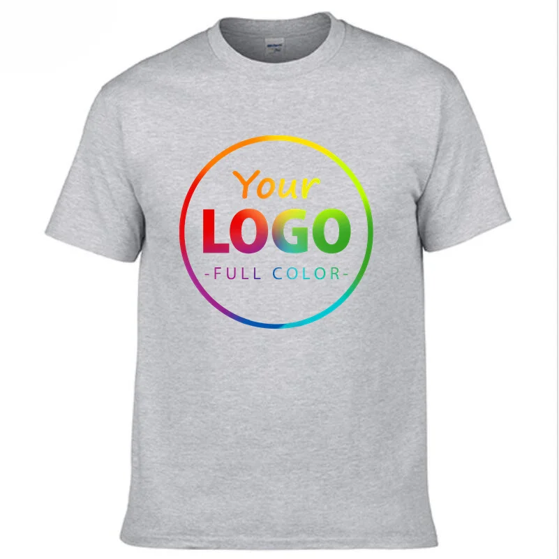 Personalized Cotton T-Shirt with Custom Photo and Text Design