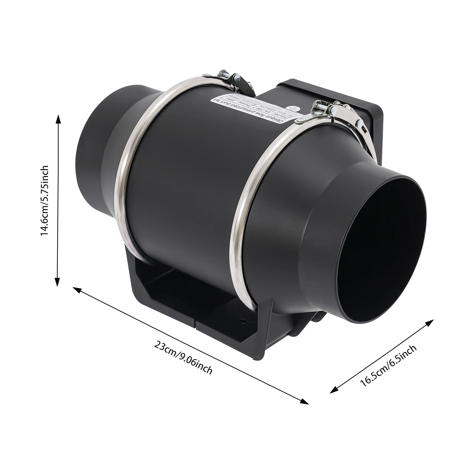 Ventilatore A Tubo Per Canale 100 Mm - 130 M³/h Silenzioso Per Bagno, Cucina, Garage - Foto 4
