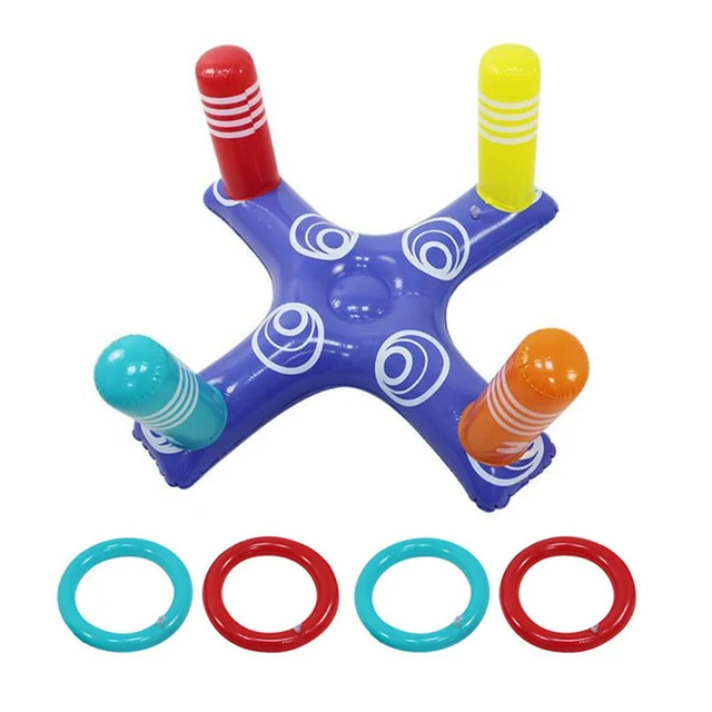Toy Family Beach Kid Swimming Pool Outdoor Toss Game Playing Water Sport Floating Fun Party For Multiplayer Inflatable Ring Set 1