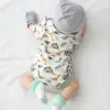 Newborn Baby Ribbed Bodysuit Cotton Baby Boy Girl Clothes 0-12 Months 4