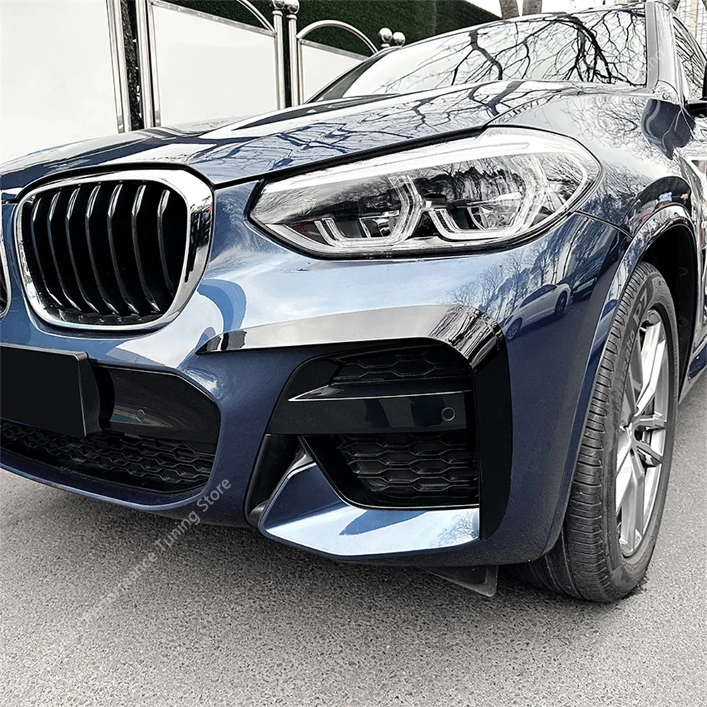 

Front Bumper Splitter Surround For BMW X3 G01 X4 G02 M Sport 2018-2021 Pre-Lci Fog Lamp Grill Trim Air Blade Bodykits Tuning