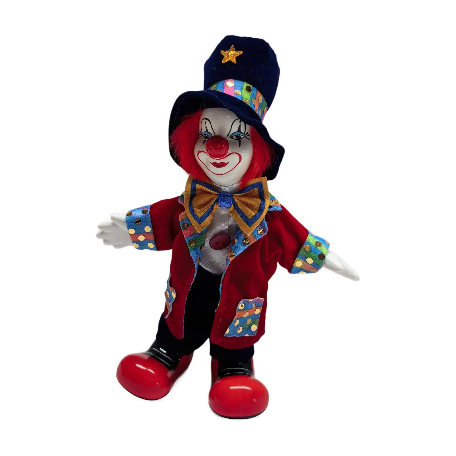 광대 인형 장식 수집 공예 도자기 광대 모델, 18cm, 데스크탑, 집, 파티 장식, 할로윈 선물