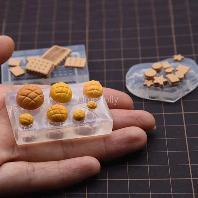 Mini Tray Jar Silicone Molds Dollhouse Miniature Decor Epoxy Resin Casting  Craft