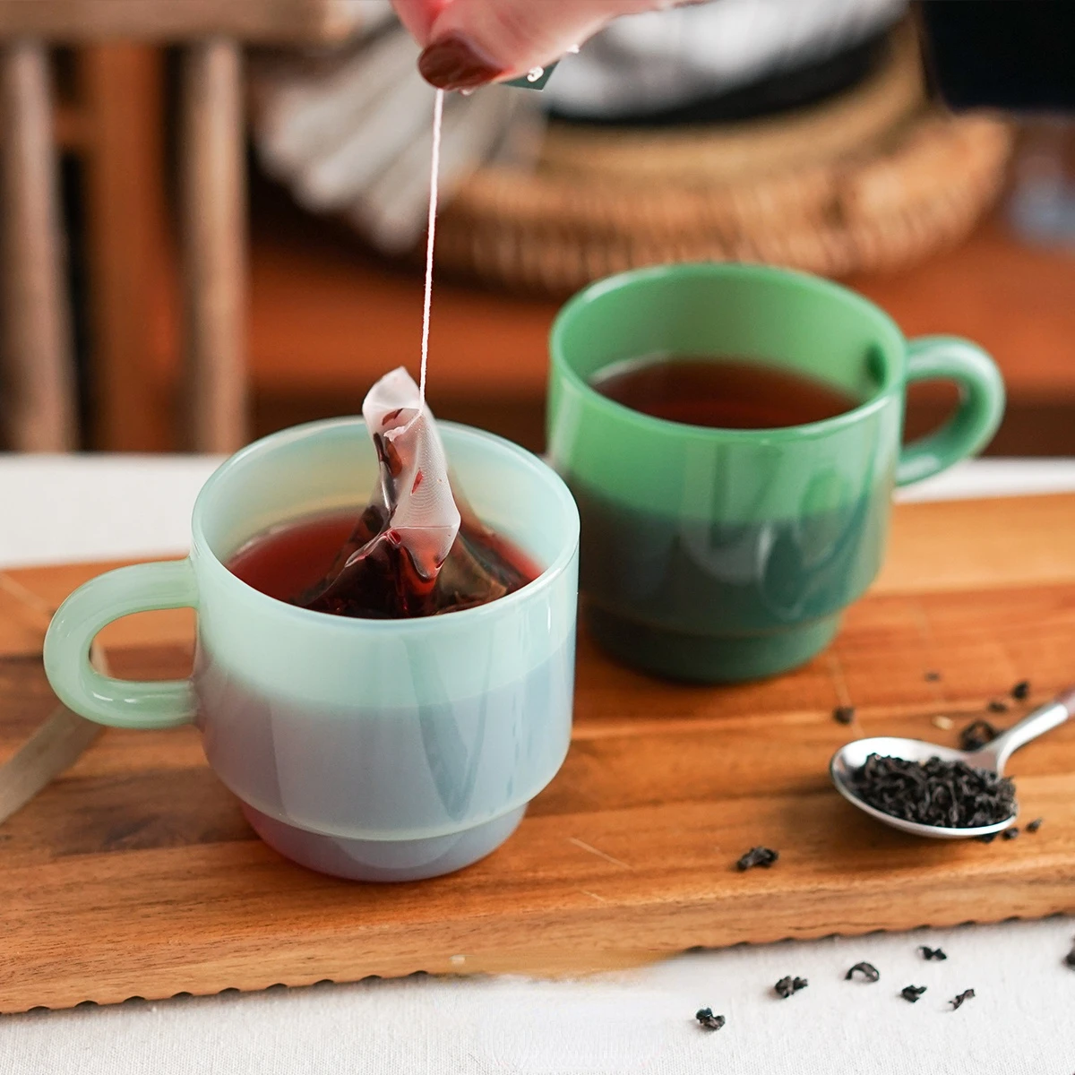 Color Glass Mug Small Tea Cup Coffee Mug Tumbler Cups In Bulk Heat  Resistant Glass Coffee Cup Drinkware Wholesale - AliExpress