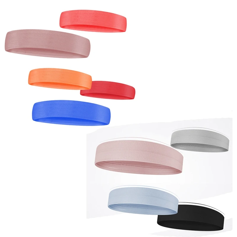 

Sports Headbands Elastic Hair Bands Running Fitness Yoga Hair Bands Exercise Sweatband