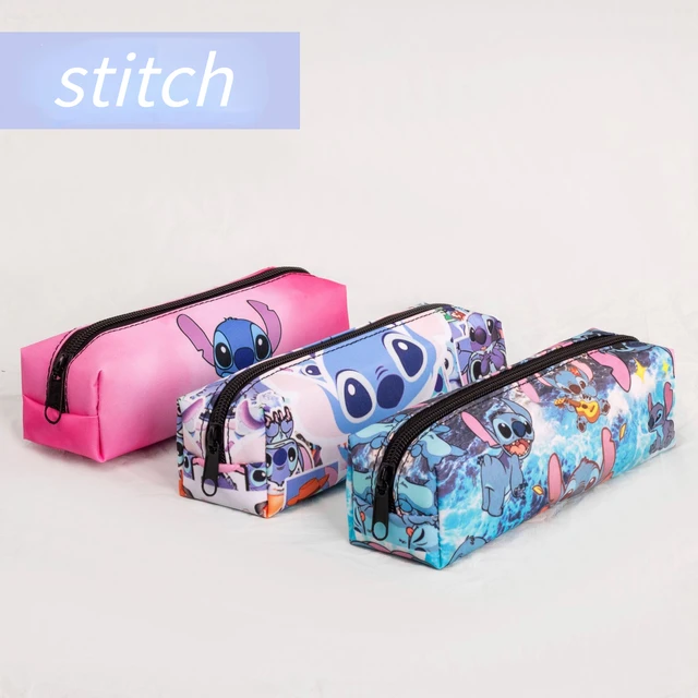 Anime Disney Stitch Pencil Case Cute Lilo & Stitch Print Pen Bag Students  School Supplies Large Pen Eraser Ruler Storage Bag - AliExpress