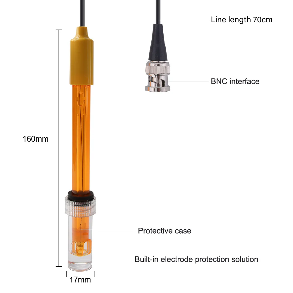ORP Replacement Probe Aquarium Hydroponic Laboratory Electrode Oxidation-Reducti
