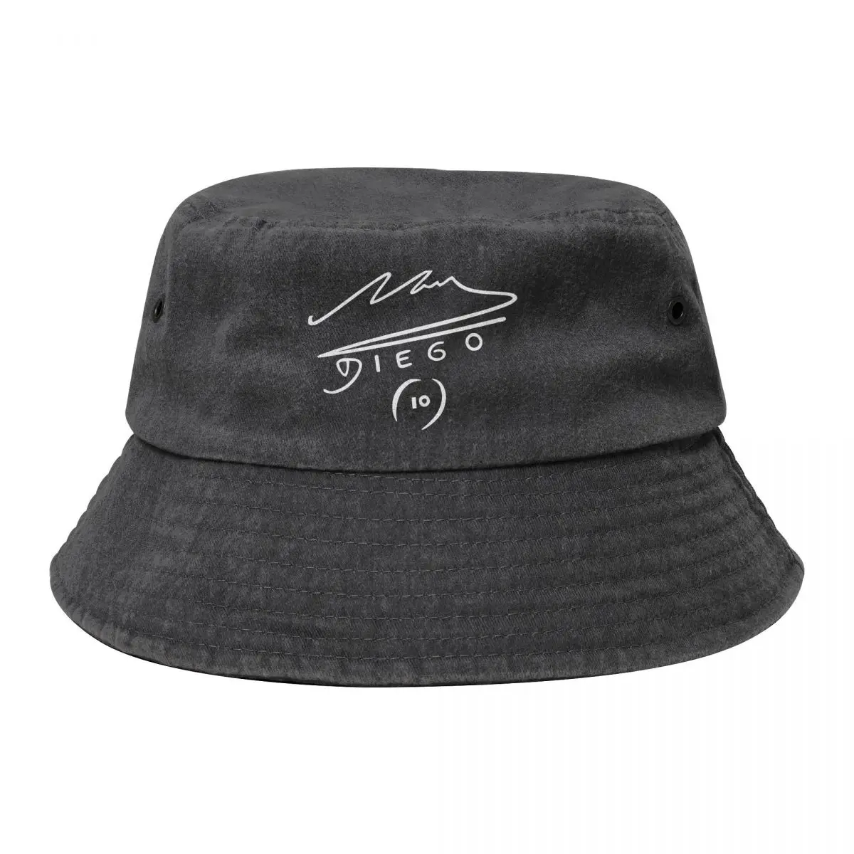 

Diego Maradona Cowboy Denim Fisherman Hat With Printing