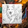 Mandala Dog Art Coloring Book 20 Page For Birthday Party Relieve Stress Kill Time Graffiti Painting Drawing Adult Picture Books 4