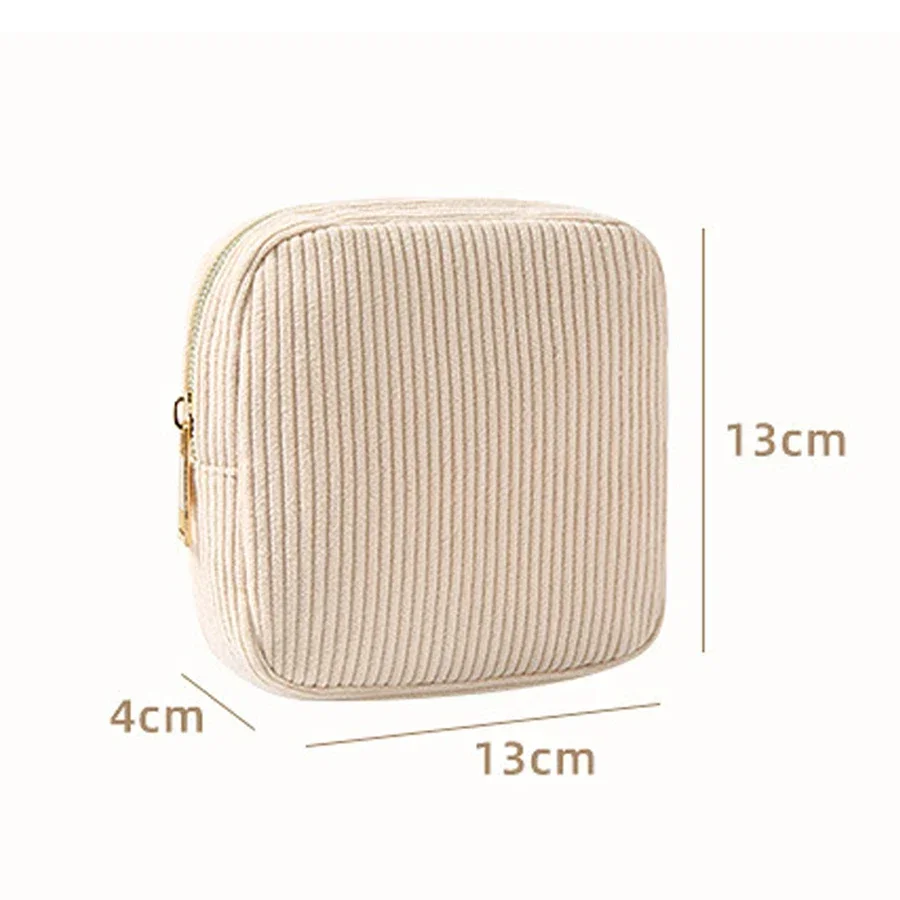 2025 mode Make-Up Lippenstift Damenbinden Fall Mini Kosmetische Lagerung Beutel Frauen Ins Reise Veranstalter Taschen Kleine Beutel – Detail 12