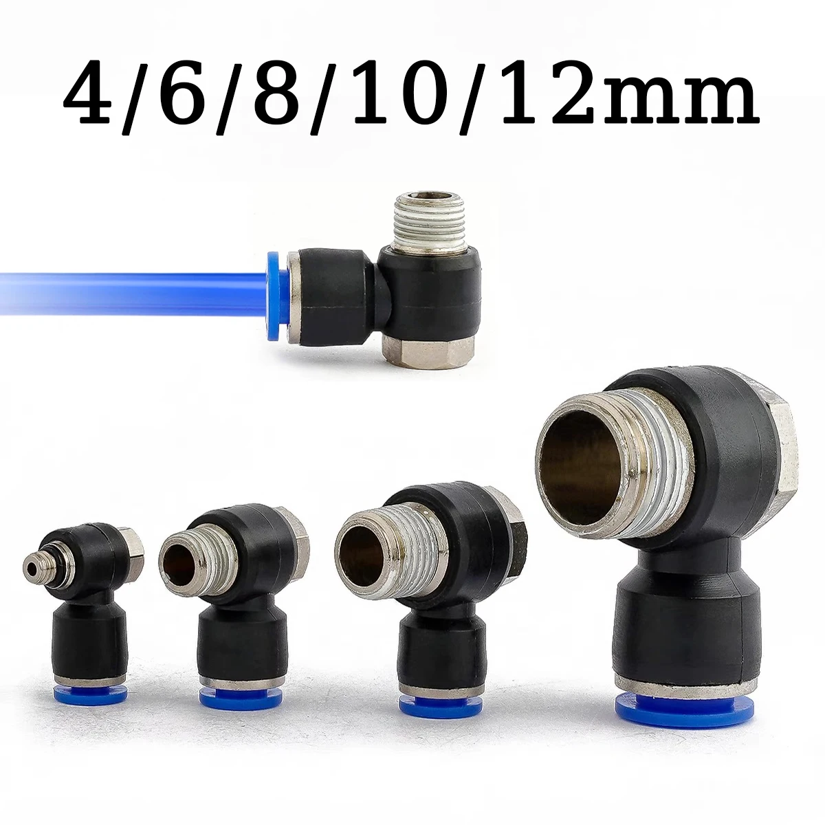 Acessórios de Encaixe Pneumático para o Conector do Tubo de Mangueira de ar Acoplador Quick Shot Bspt ph mm mm mm 10 mm 12 mm Peças 10