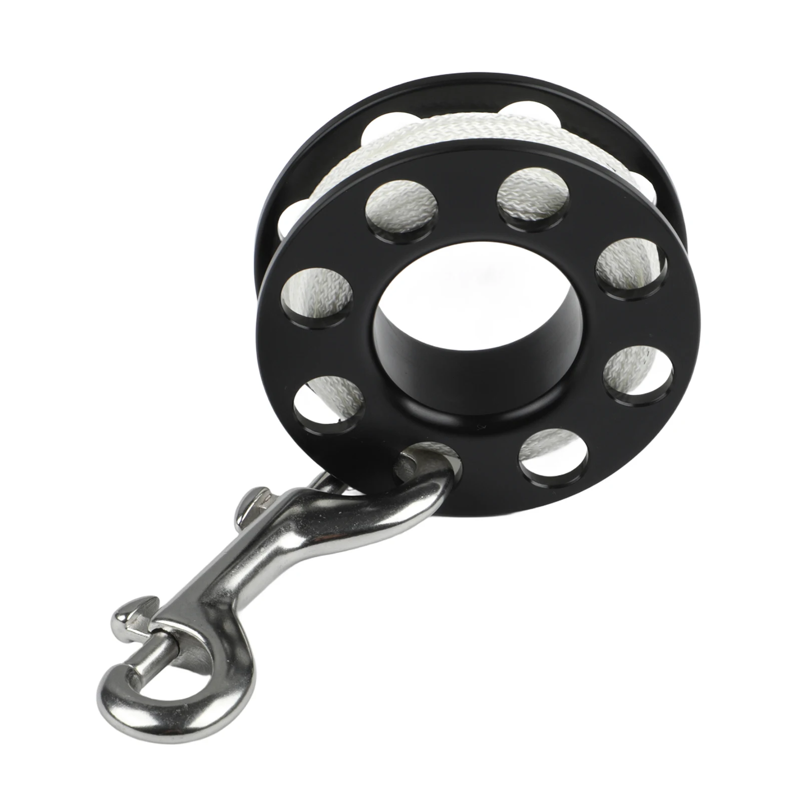 Diving Adventures Fingerspulenrolle Kompakte Tauchspulenrolle Unterwasser-Werkzeuge Leichtes Tauchzubehör Nylon-Kunststoff-Stahlrolle – Detail 10