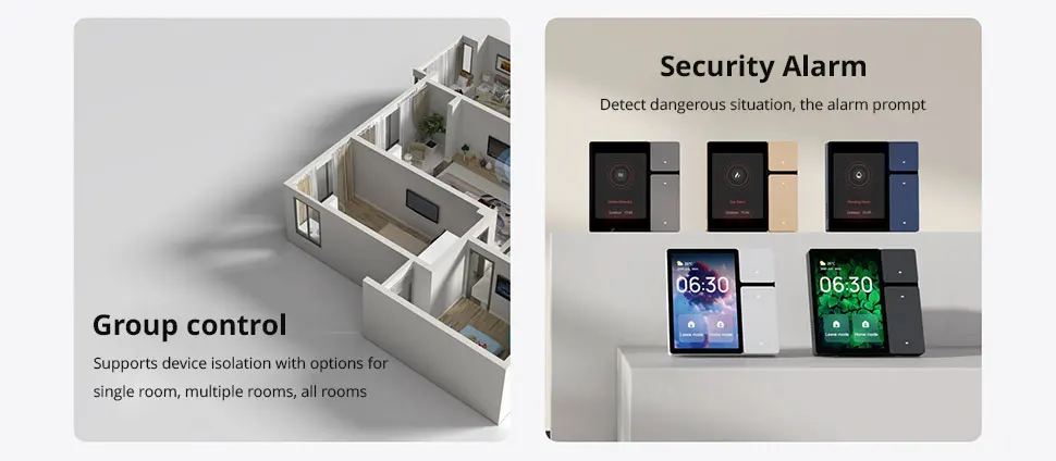 Tuya WiFi Smart Central Control Panel with 3.5-in LCD Screen Built-in IR Remote