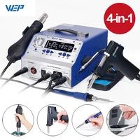 WEP 4-in-1 Soldering and Rework Station Hot Air Gun Sucker Tin Gun Iron Suction Pen Tool Professional BGA Welding Station 948-II 1