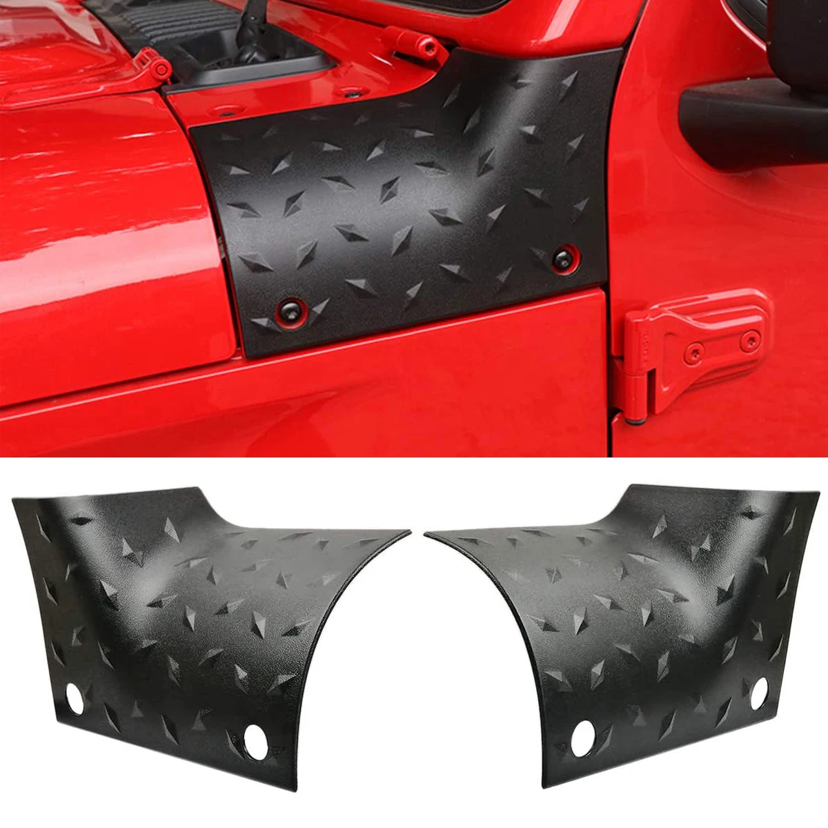 Car Cowl Body Armor Esterno Cofano Motore Cowling Cover Guard Per Jeep Wrangler Jl Gladiator Jt 2018-2023