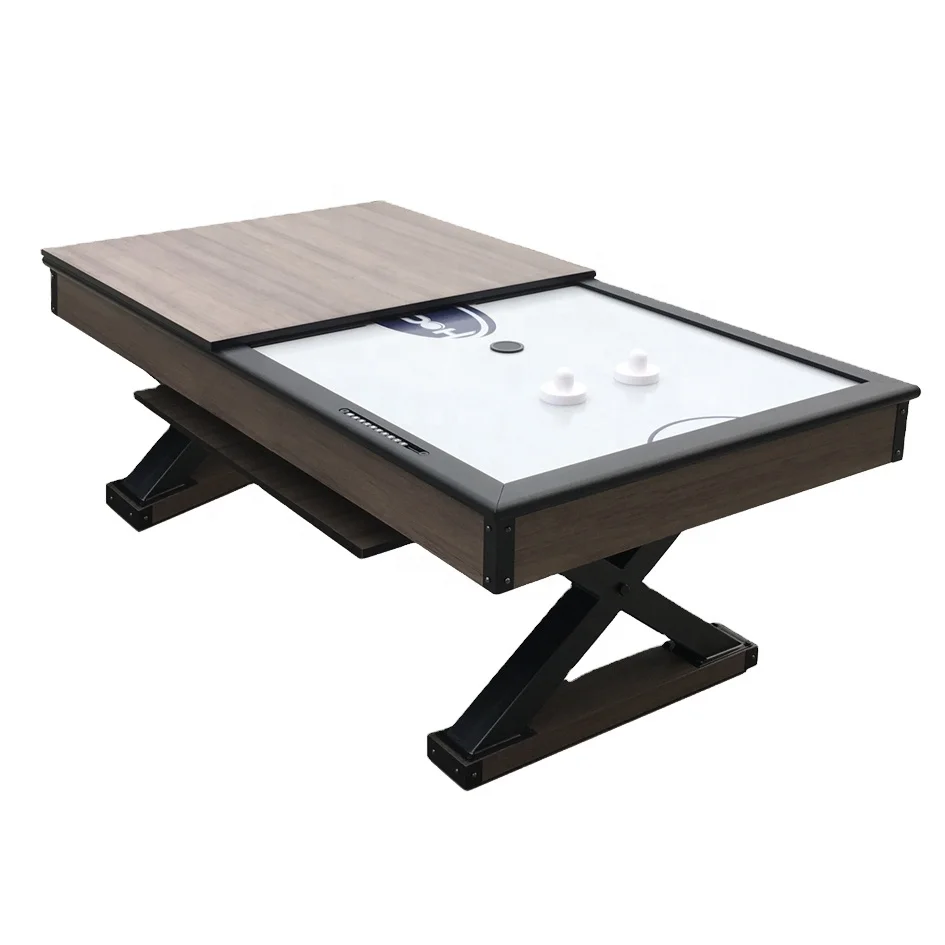 

Factory Direct Sale Price MDF Air Powered 7-Ft Modern Air Hockey Table Game With Dining Top