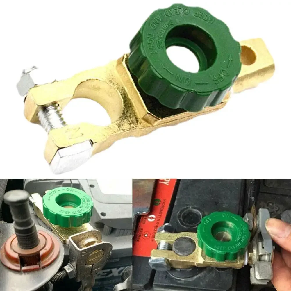 Heavy-Duty Battery Isolation Switch - Quick Power Cut-Off for Cars, Motorcycles, Trucks, and Other Vehicles