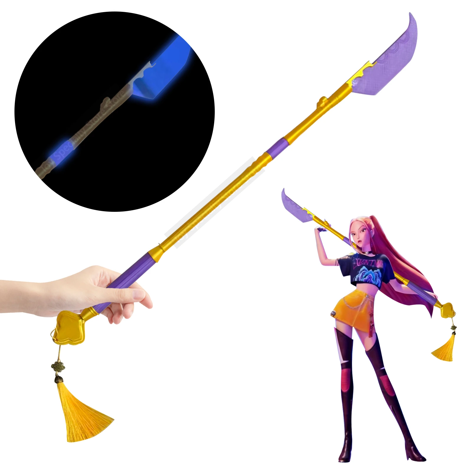 Accessoires de Cosplay Demon Hunter of KPop Mira, longue épée, déguisement fantaisie pour adultes, accessoires de couteau, accessoires de carnaval, cadeaux de noël