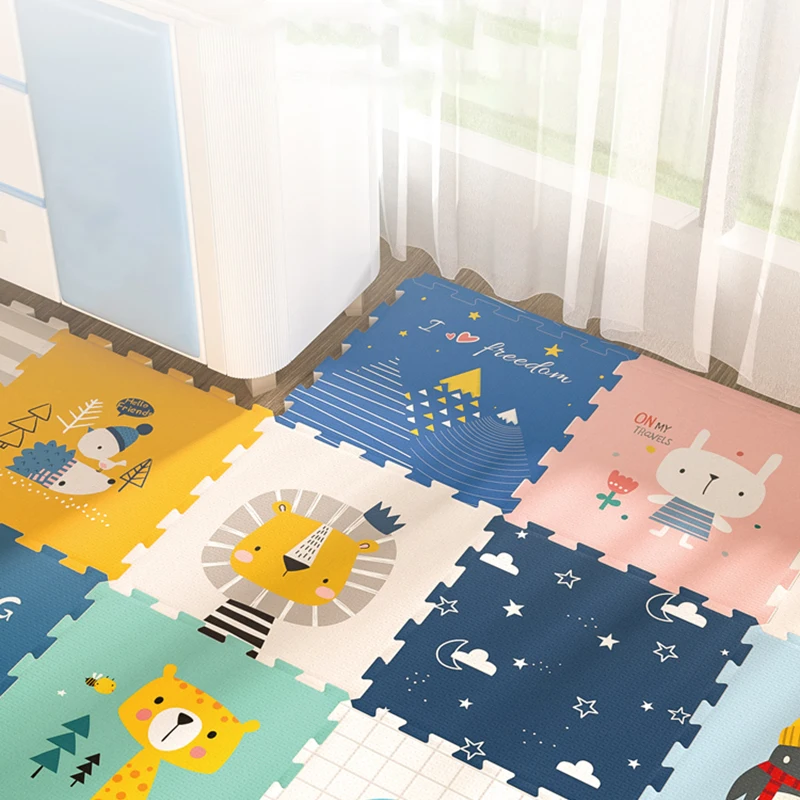 60*60cm Baby Puzzle Play Mat XPE Foam Waterproof Thickened