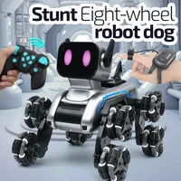 Kid's 8-wheel RC Car Toy Boy Intelligent Machine Dog Remote Control Car 8-wheel Stunt Remote Control Birthday Gift Toy 1