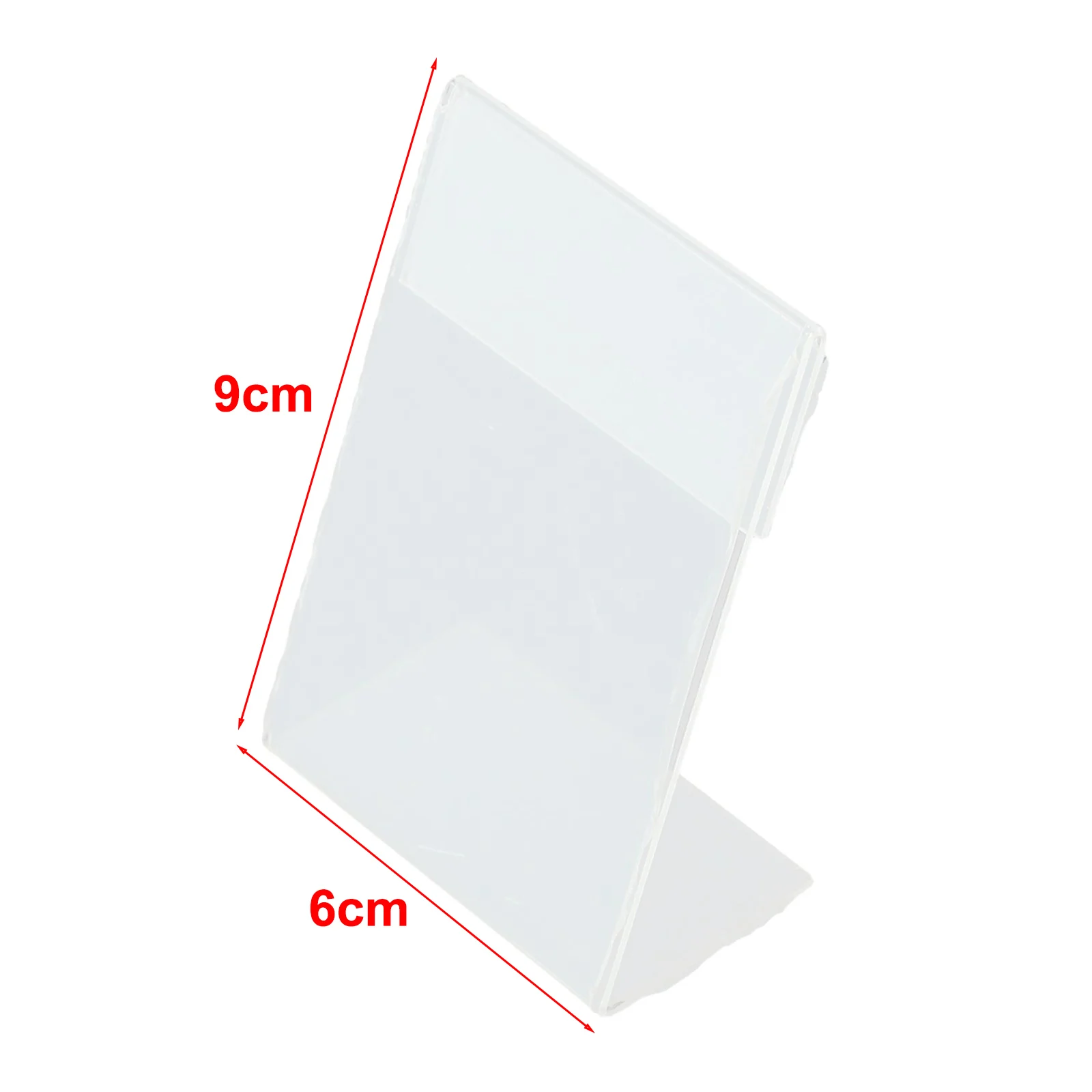 

Clear Acrylic Display Stand Photo Frames Desk Display Card Stand Price Tag Clip Label Racks Sign Card Holder Stands Poster Racks