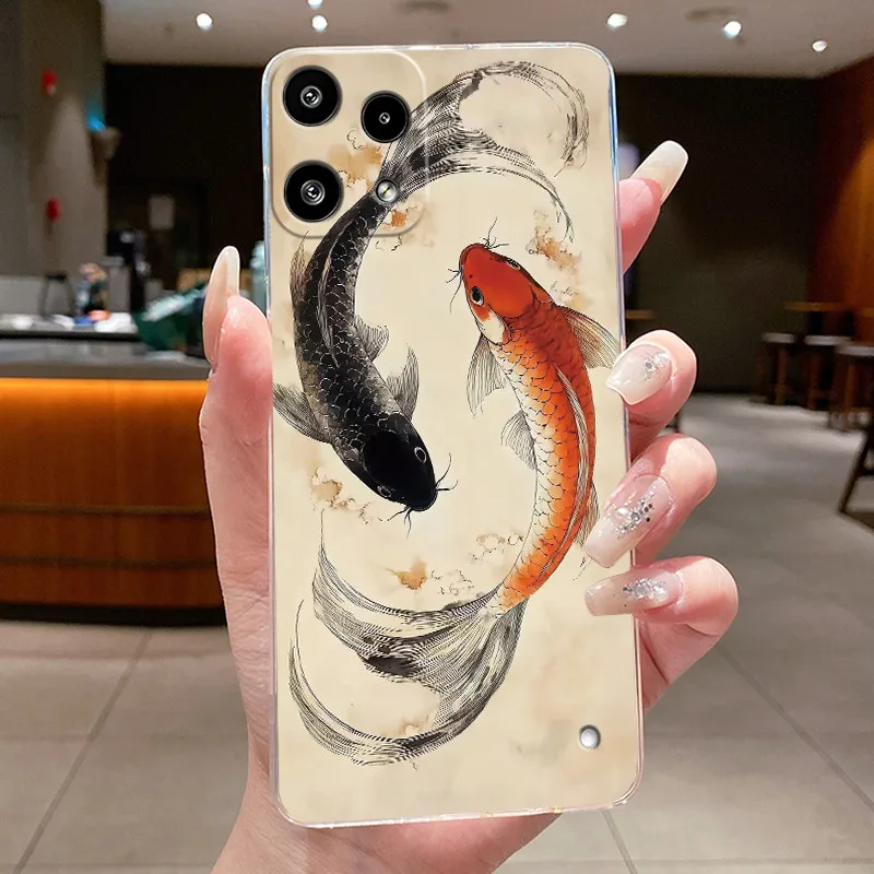 Luxury Dragon Design Soft Silicone Transparent TPU Phone Case – Cool & Cute Back Cover