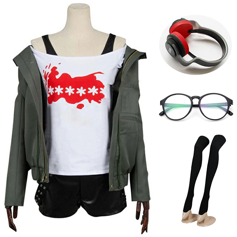 Gioco Persona 5 Futaba Sakura Costume Cosplay Donna Ragazze Halloween Set Completo Uniforme Vestito