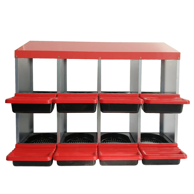 Double Layer Roll Away Nesting Boxes Automatic Roll Out Chicken Nesting ...