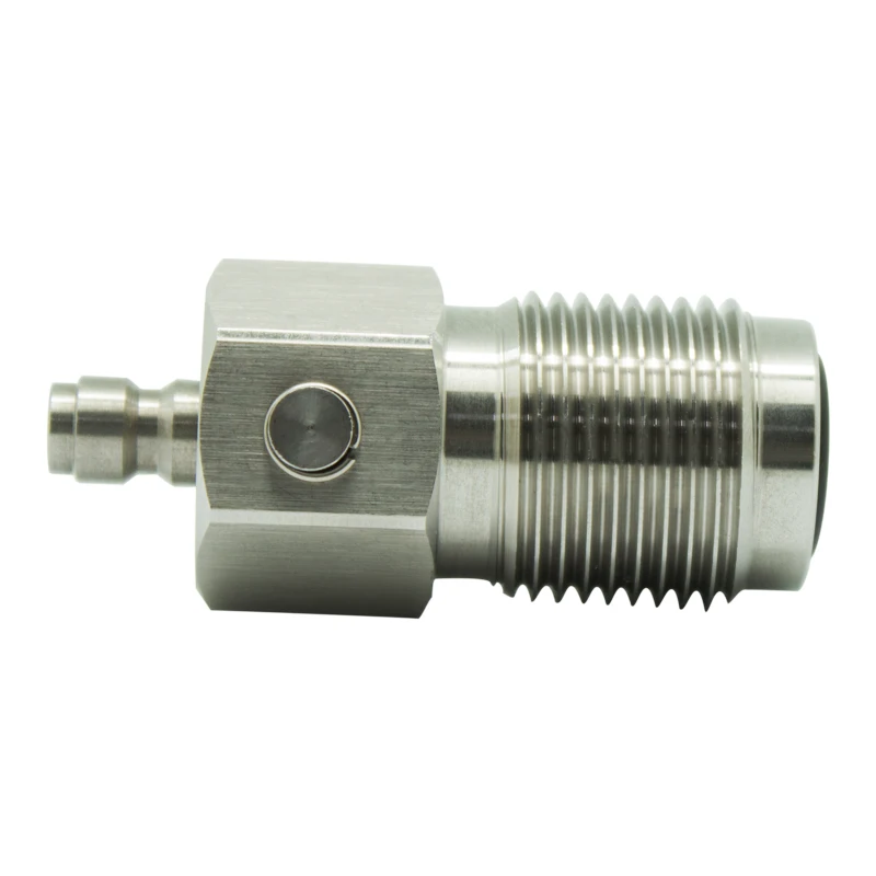 Mini Station de Remplissage Modèle Paintball en Acier Inoxydable, Valve Din 300Bar avec Supports Mâles ou Femelle à Montage Rapide