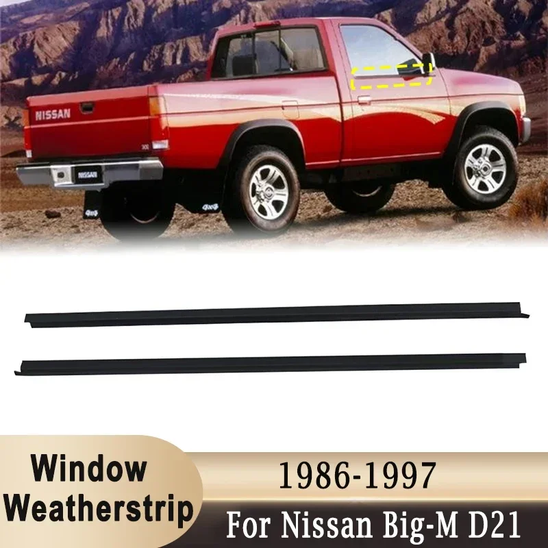 For Nissan Hardbody D21 Truck 1986-97 Front Windshield Reveal Moulding Set  3 Z09 | eBay 車のサンルーフのシーリング Compatible With For Big-M D21 1986-1997 シーリングトリム ウィン