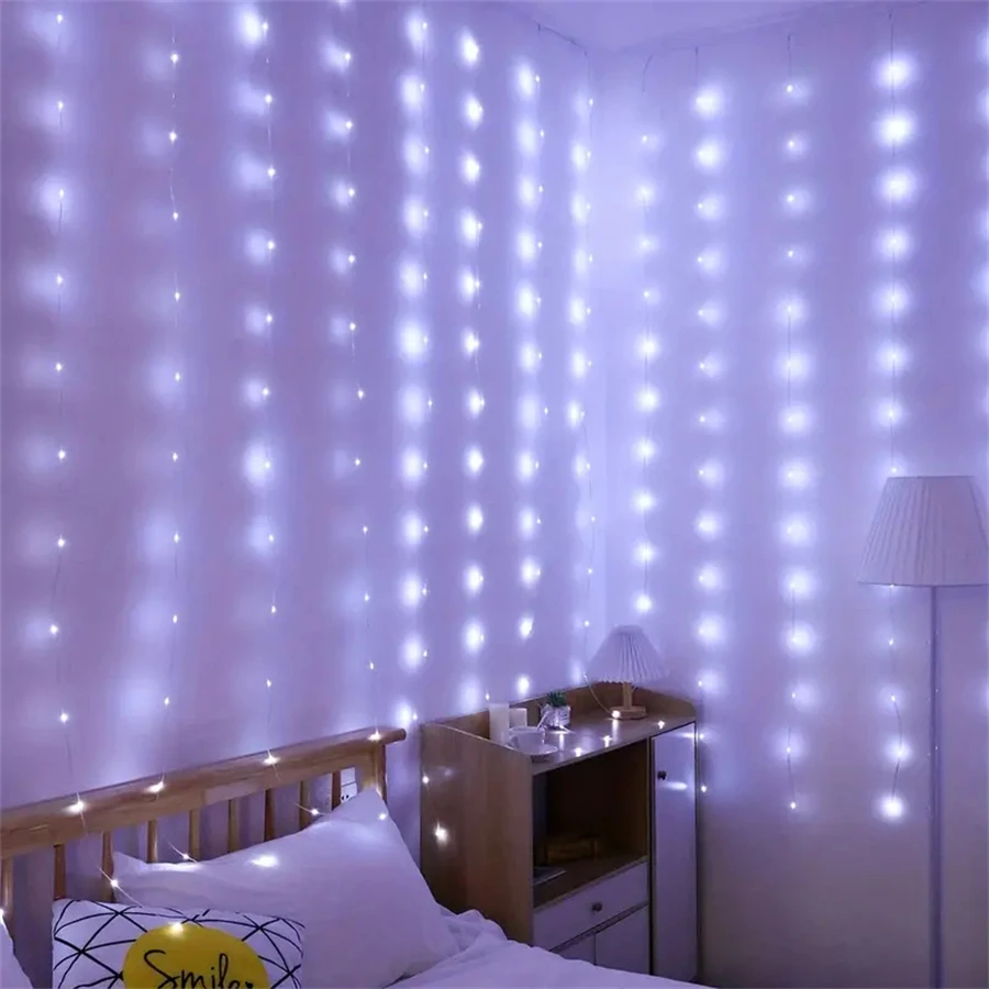 Enchanting LED Fairy Garland - 8-Mode Battery-Powered String Lights