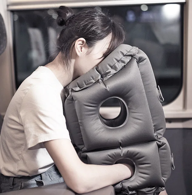 2 Cuscini Gonfiabili Da Viaggio - Impermeabili E Portatili Per Campeggio, Trekking E Sonno All'Aperto