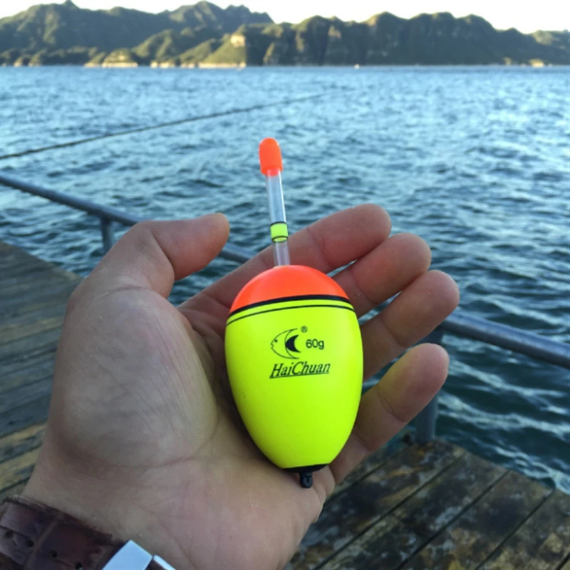 Rock Fishing Buoyancy 3/5/8/10/15/20/25/30/40/50/60g Float Fish Bait Foam Float Fishing Float Fishing Bobber Float Light Stick