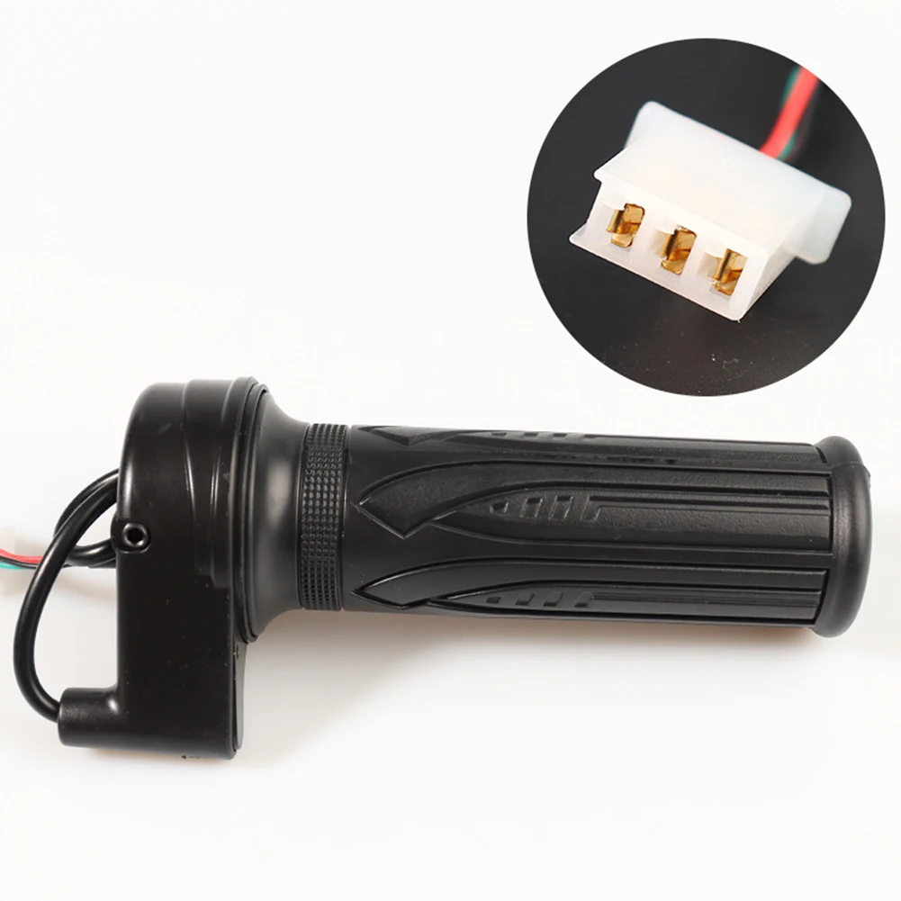 Electric Bike Twist Throttle - Black Speed and Direction Controller